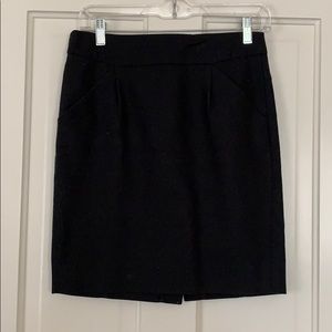 Black J.Crew Pencil Skirt